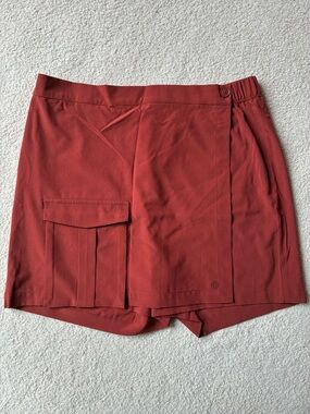 Talbots Rust Red Women's Skort with Cargo Pocket